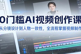 0门槛AI视频创作课：从分镜设计到人物一致性，全流程掌握视频制作