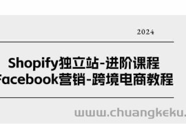 Shopify独立站进阶课程-Facebook营销跨境电商教程（25节）