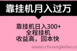 （10572期）靠挂机，月入过万，特别适合宝爸宝妈学生党，工作室特别推荐