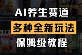 AI养生赛道，多种全新玩法，保姆级教程拆解