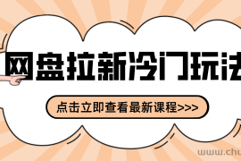 贴吧+网盘拉新：2-3天变现的冷门玩法，实操细节全拆解快速上手拓展收益渠道