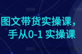 Ai图文带货实操课，新手从0-1 实操课