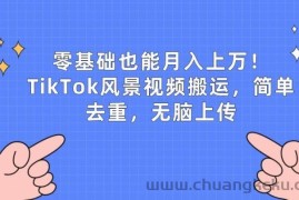 零基础也能月入上w，TikTok风景视频搬运，简单去重，无脑上传【揭秘】