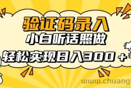 （14408期）信息录入项目，10秒一单，新手小白听话照做快速上手，实现日入300＋