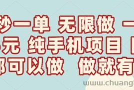（14493期）10秒钟一单，一单5毛钱到手，无限做，做就有，一天轻松日入300+