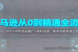 亚马逊从0到精通全流程：入门开户+中阶选品推广+高阶运营，新手也能快速上手