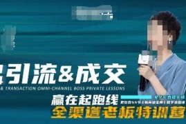 2024引流&amp;成交全渠道老板特训营，55节新商业宝典教学录播课