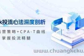 TikTok投流矩阵系统运营课程：市场运营策略+CPA-T曲线，掌握投流精髓（更新）