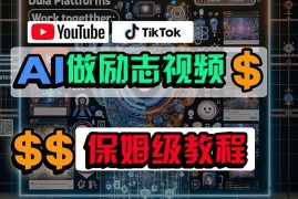 （10520期）利用AI制作励志视频，在YouTube和TikTok赚钱，小白可做（附工具）