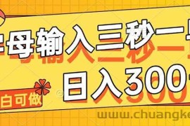 （14499期）字母输入，5秒一单，单日收益轻松300+
