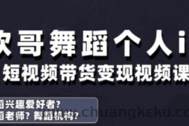 抖音舞蹈账号运营与变现实战课，舞蹈个人ip短视频带货变现