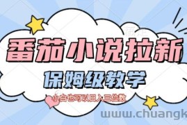 番茄小说拉新，保姆级教程，小白也可以日入三位数