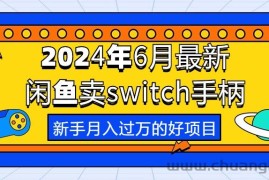 （10831期）2024年6月最新闲鱼卖switch游戏手柄，新手月入过万的第一个好项目