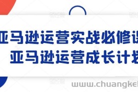 亚马逊运营实战必修课，亚马逊运营成长计划