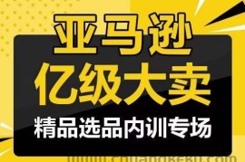 亚马逊亿级大卖-精品选品内训专场，亿级卖家分享选品成功之道