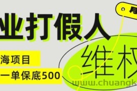 职业打假人电商维权揭秘，一单保底500，全新冷门暴利项目【仅揭秘】
