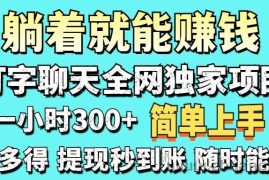 （14308期）打字聊天项目 打字聊天就有米  一天100-1000左右