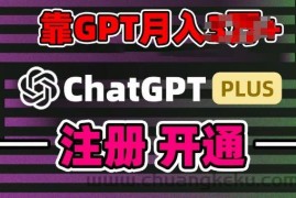 互联网新热潮GPT-4o+白嫖GPT4.0.靠代充GPT日入200+，全是实操，小白也能上手【揭秘】