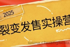 裂变发售实操营，全景解析裂变逻辑，打造动销新玩法，助力私域流量引爆