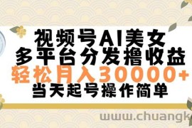 （11684期）视频号AI美女，轻松月入30000+,操作简单轻松上手