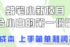 蜡笔小新项目拆解，0投入，0成本，小白一个月也能多赚3000+