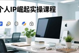 （16616期）个人IP崛起实操课程，IP思维塑造+赛道精准调研+账号高变现搭建+内容创作