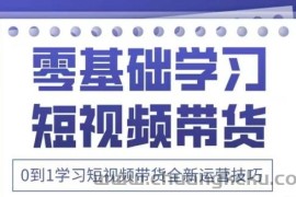 抖音全新短视频带货运营技巧，2025年新课，0到1学习短视频带货全新运营技巧