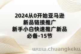 （11224期）2024从0开始亚马逊新品链接推广，新手小白快速推广新品的必备-15节