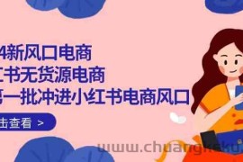 2024新风口电商，小红书无货源电商，带第一批冲进小红书电商风口（32节）