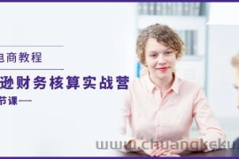 （11706期）跨境电商教程：亚马逊-财务核算实战营（28节课）