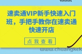 速卖通VIP新手快速入门班，手把手教你在速卖通快速开店