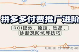 拼多多付费推广进阶，ROI提效、流控、选品、诊断及防坑等技巧