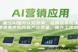 AI营销应用，提升认知效率、品牌信息梳理速度和内容产出质量，提升工作效率