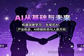 AI从基础与未来，机器深度学习，生成式AI ，产业机会，AI终极形态与人类方向