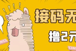 最新接码无限拉新撸2元项目，五分钟一个账号，轻松日入破百【站长亲测】
