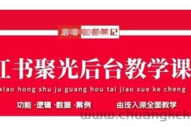 小红书聚光后台教学，小红书聚光投放的基本原理、策略和实践操作